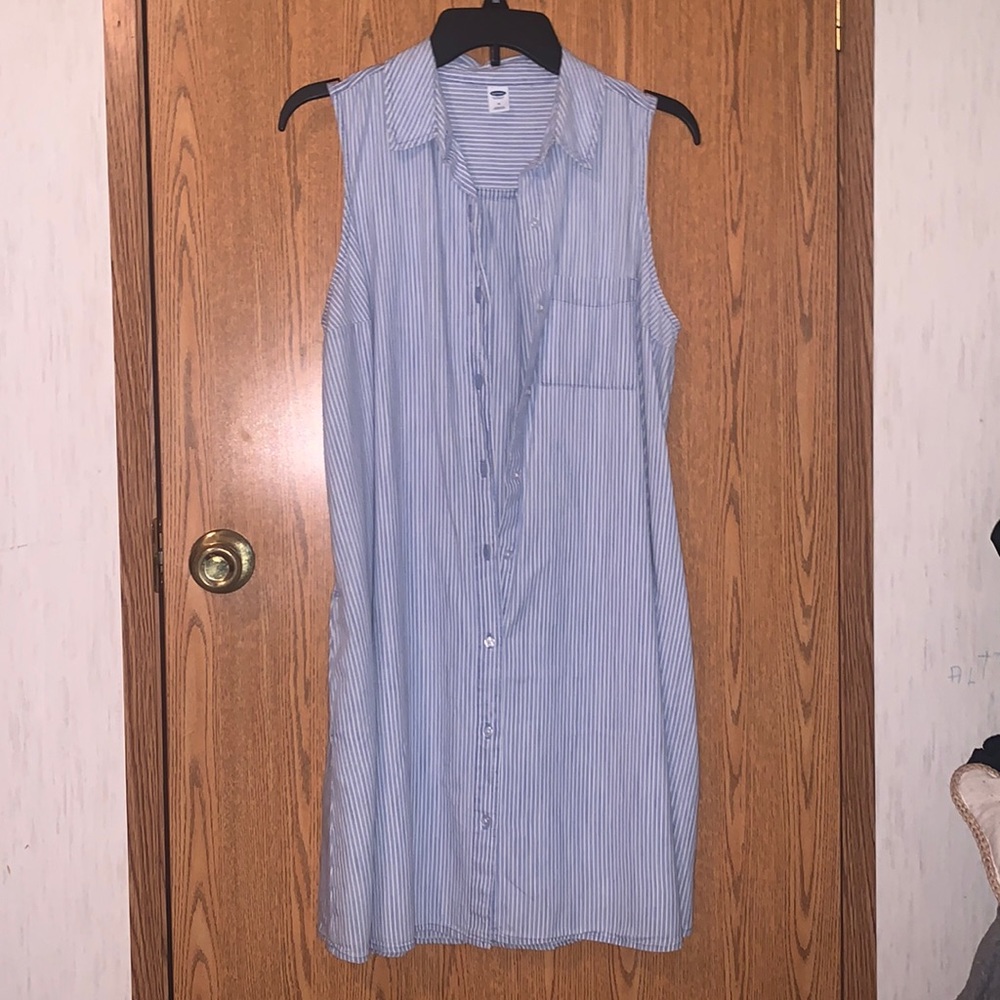 button dress